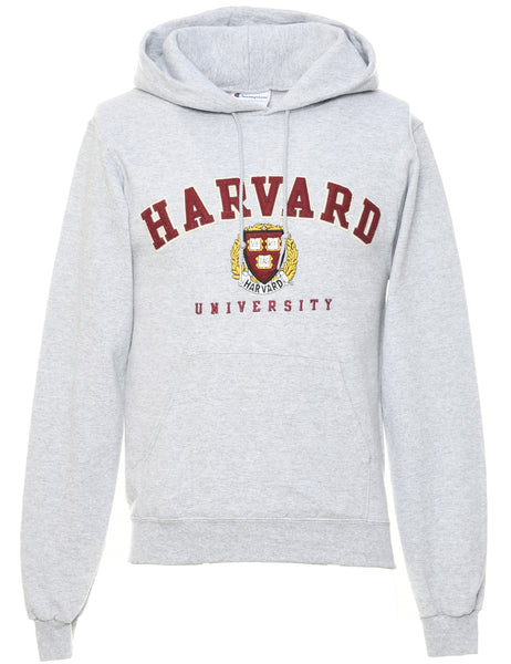 Unisex Champion Champion Harvard University Printed Hoodie Grey