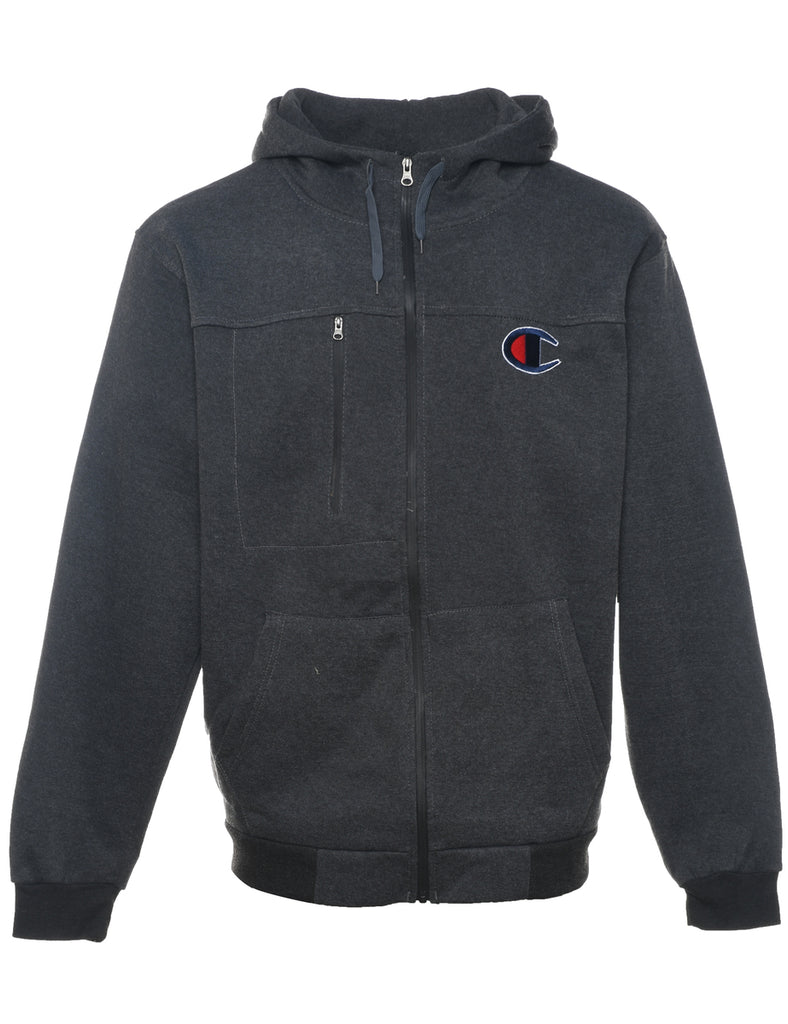 Champion Hooded Dark Grey Track Top - XL
