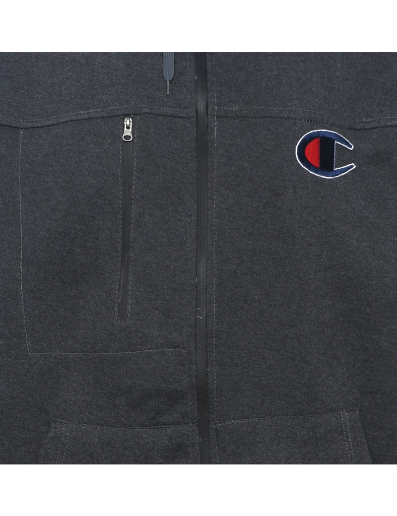 Champion Hooded Dark Grey Track Top - XL