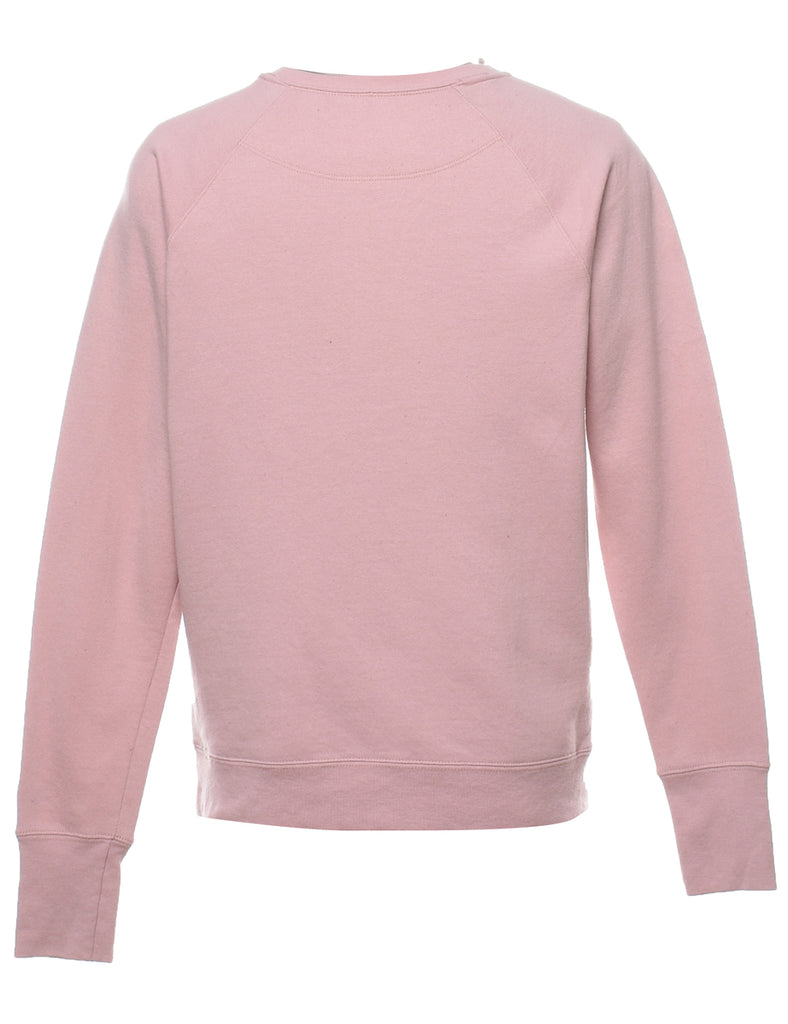 Champion Light Pink Printed Sweatshirt - S