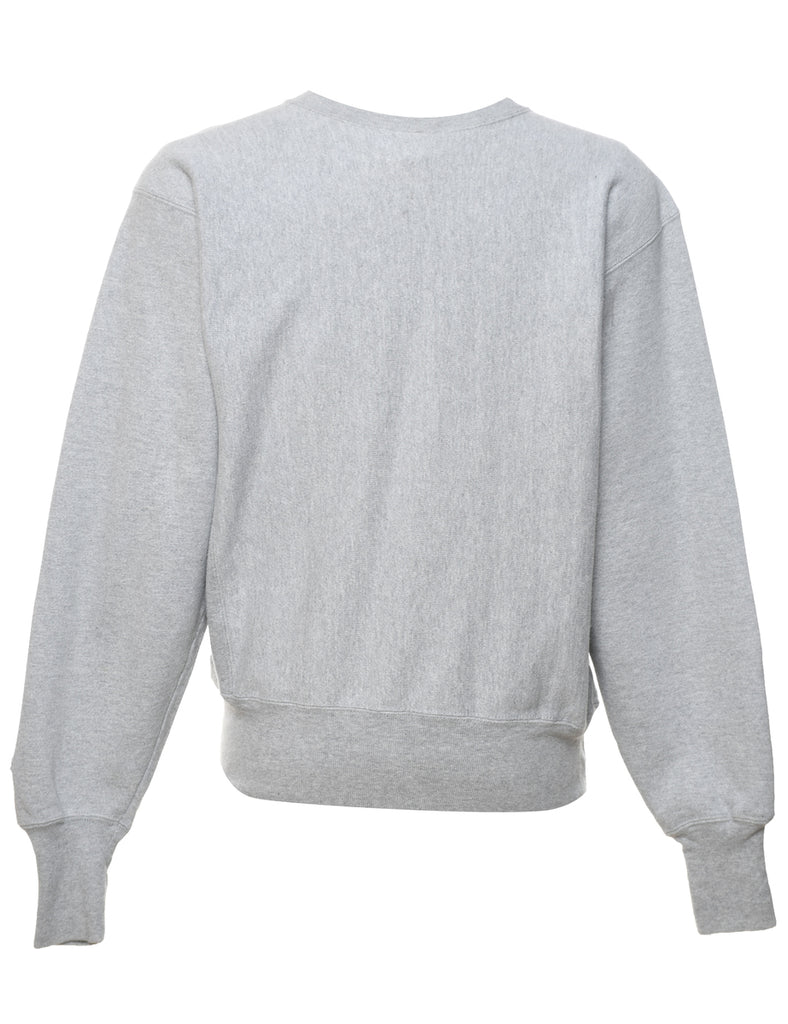Champion Lynchburg College Embroidered Light Grey Sweatshirt - M
