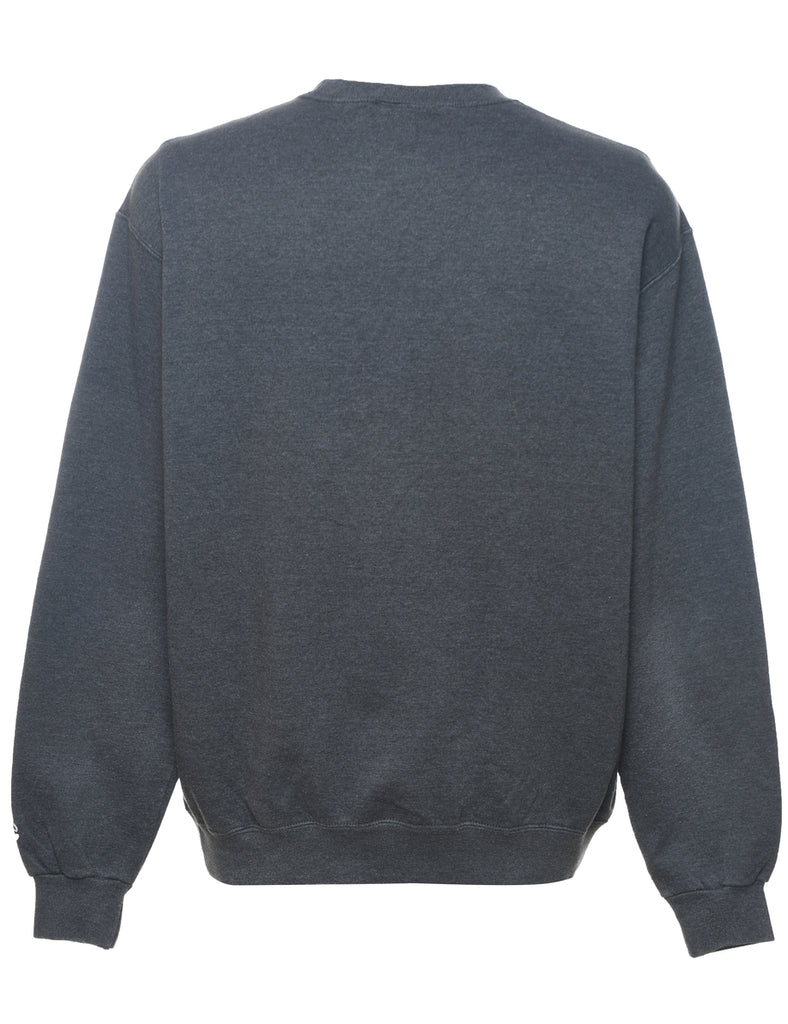 Champion Marshall University Dark Green & Grey Printed Sweatshirt - L