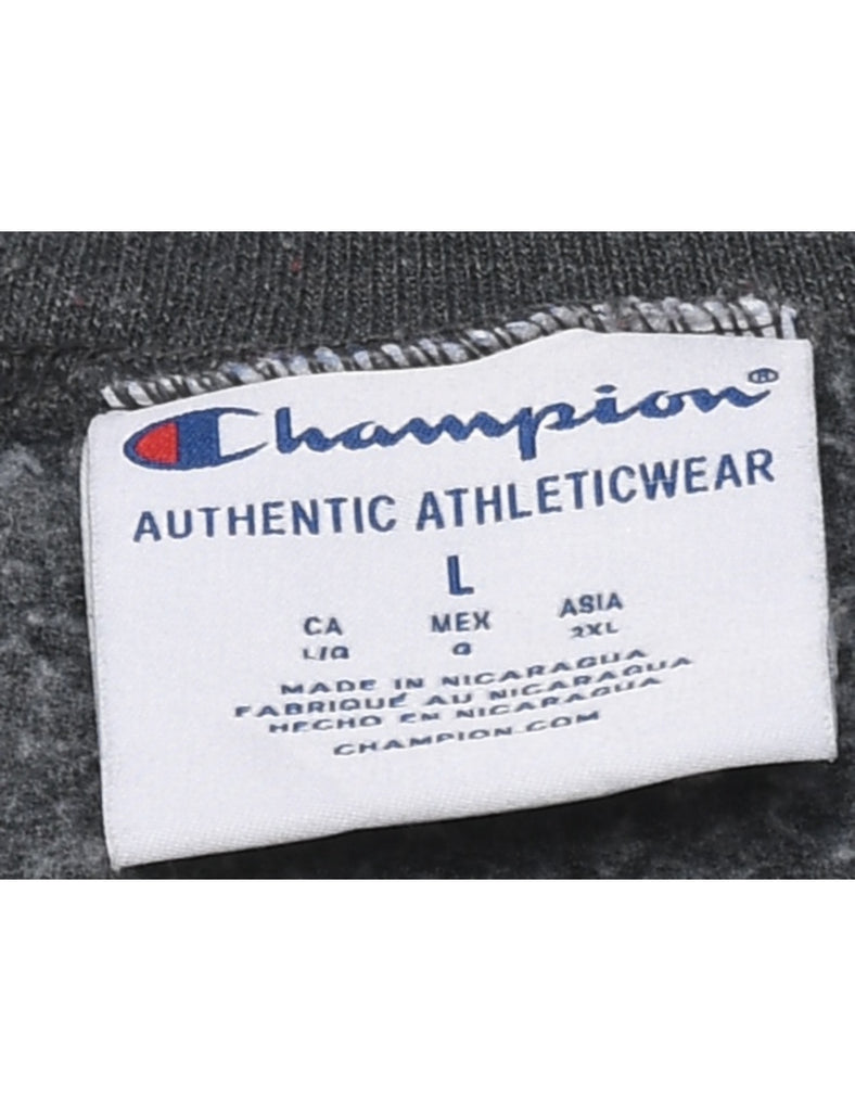 Champion Marshall University Dark Green & Grey Printed Sweatshirt - L