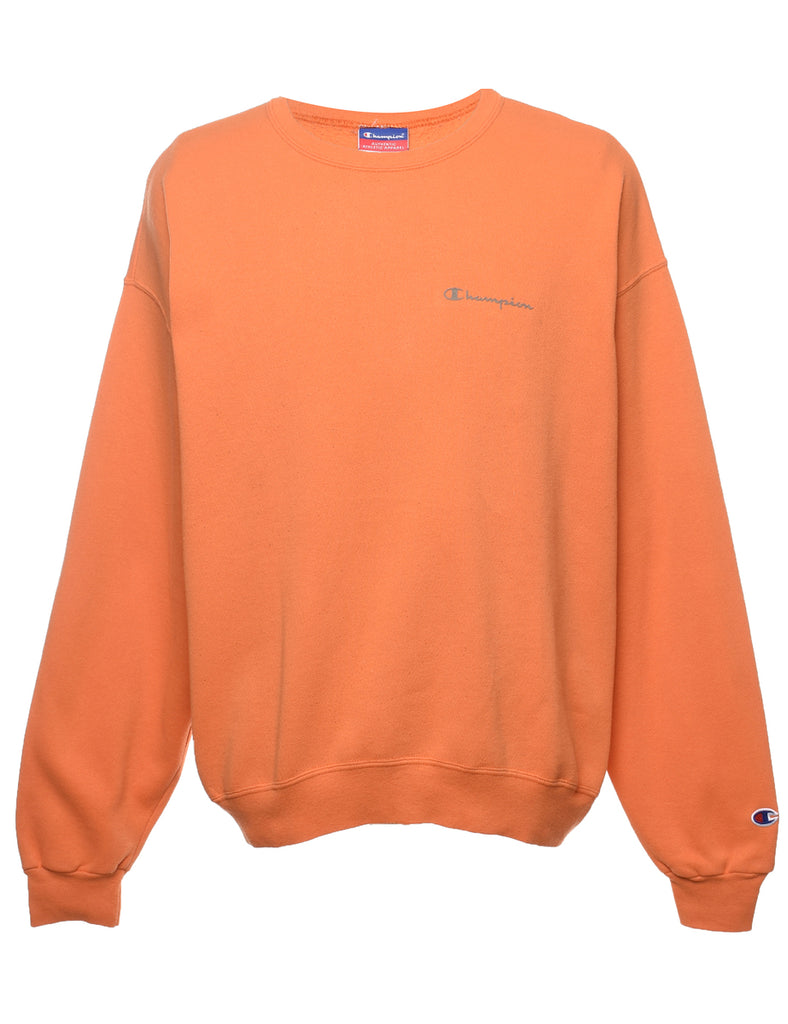 Champion Plain Orange Sweatshirt - XL
