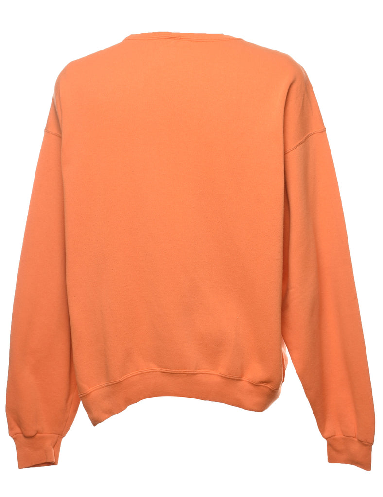 Champion Plain Orange Sweatshirt - XL