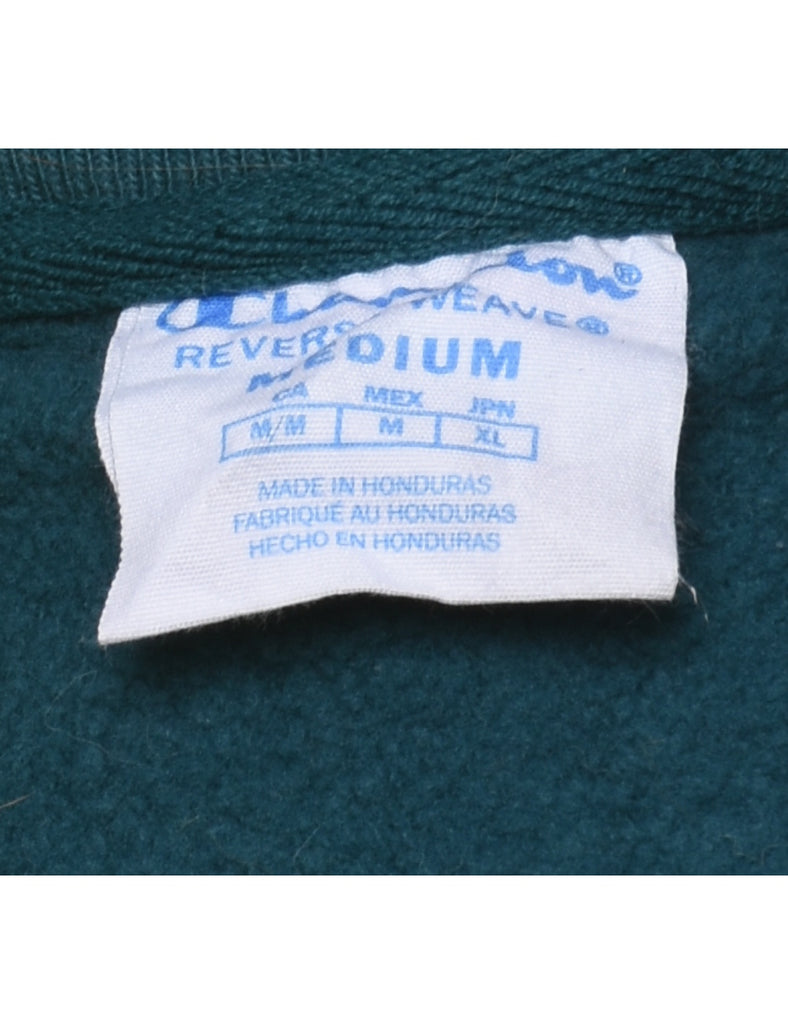 Champion Plain Teal Sweatshirt - M