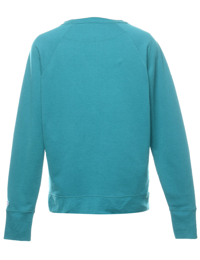 Champion Plain Turquoise Sweatshirt - M