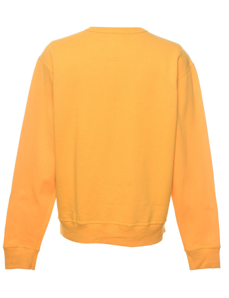 Champion Plain Yellow Classic Sweatshirt - M
