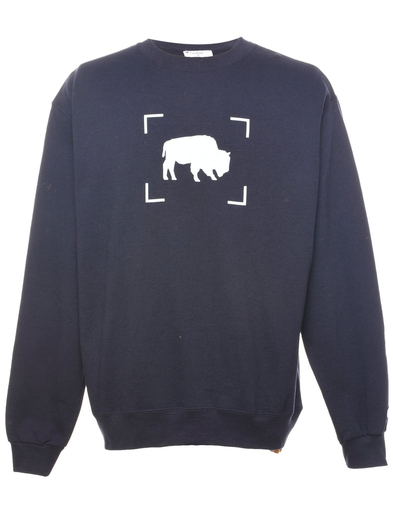 Champion Printed Sweatshirt - L