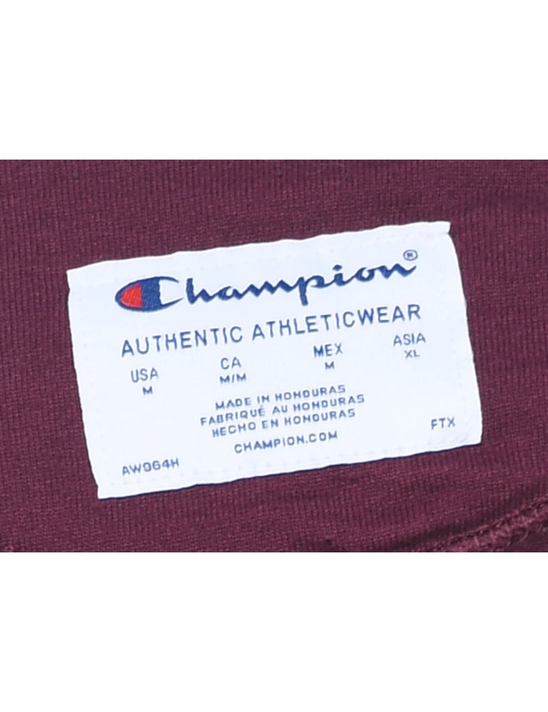 Champion Purple Plain Sweatshirt - M