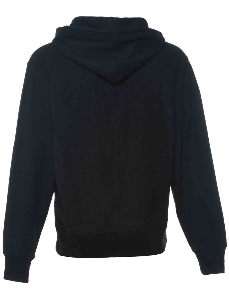 Champion Reverse Weave Black Hooded Sweatshirt - M
