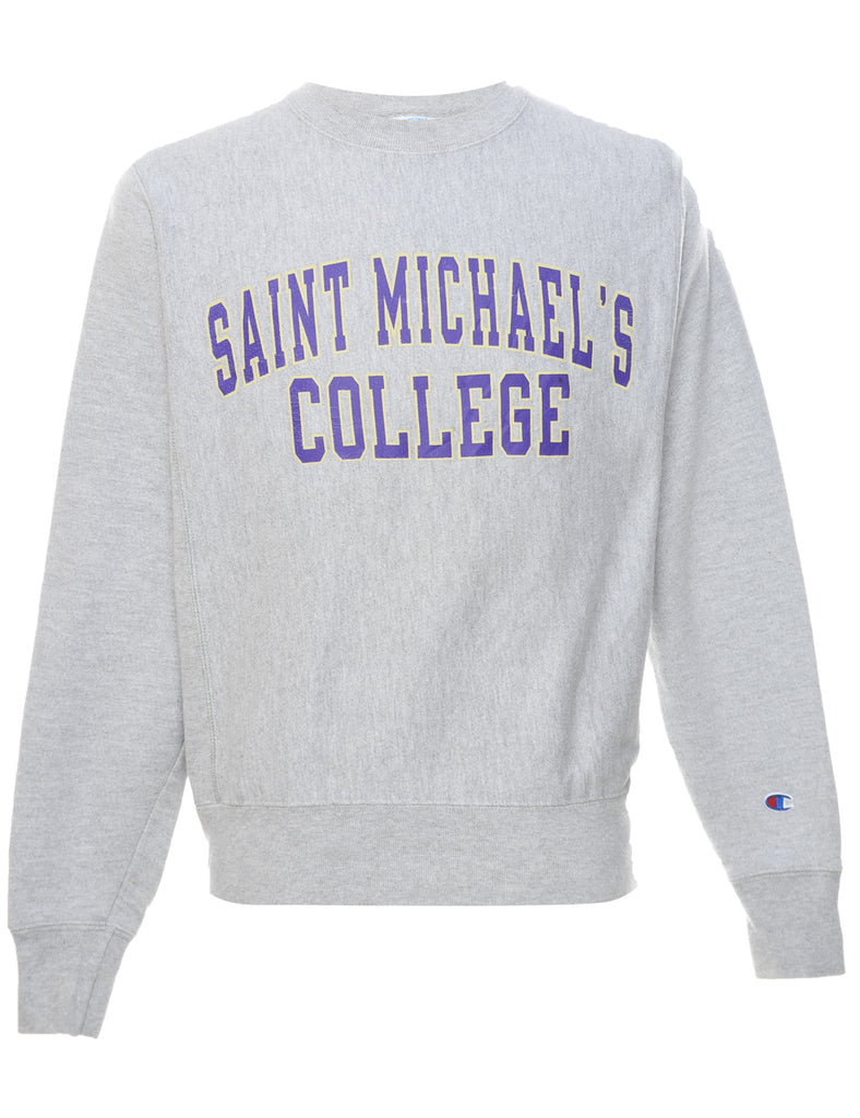 Champion Reverse Weave Saint Michael's College Printed Sweatshirt - S