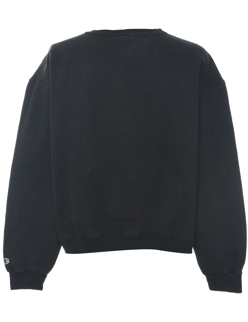 Champion Solanco Wrestling Black & Yellow Printed Sweatshirt - XL