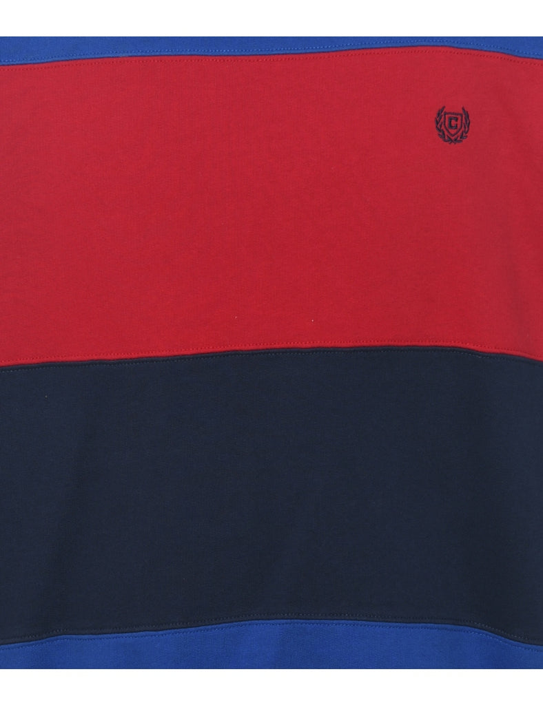 Chaps Colour Block Plain Sweatshirt - L