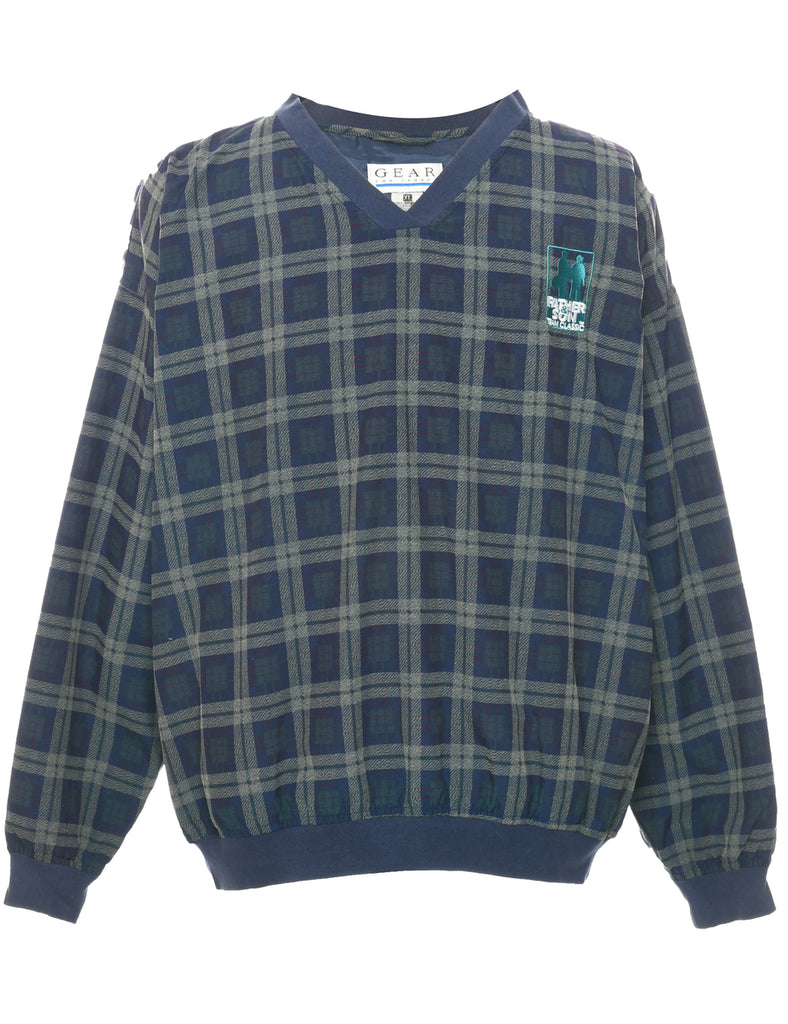 Checked Nylon Jersey - XL