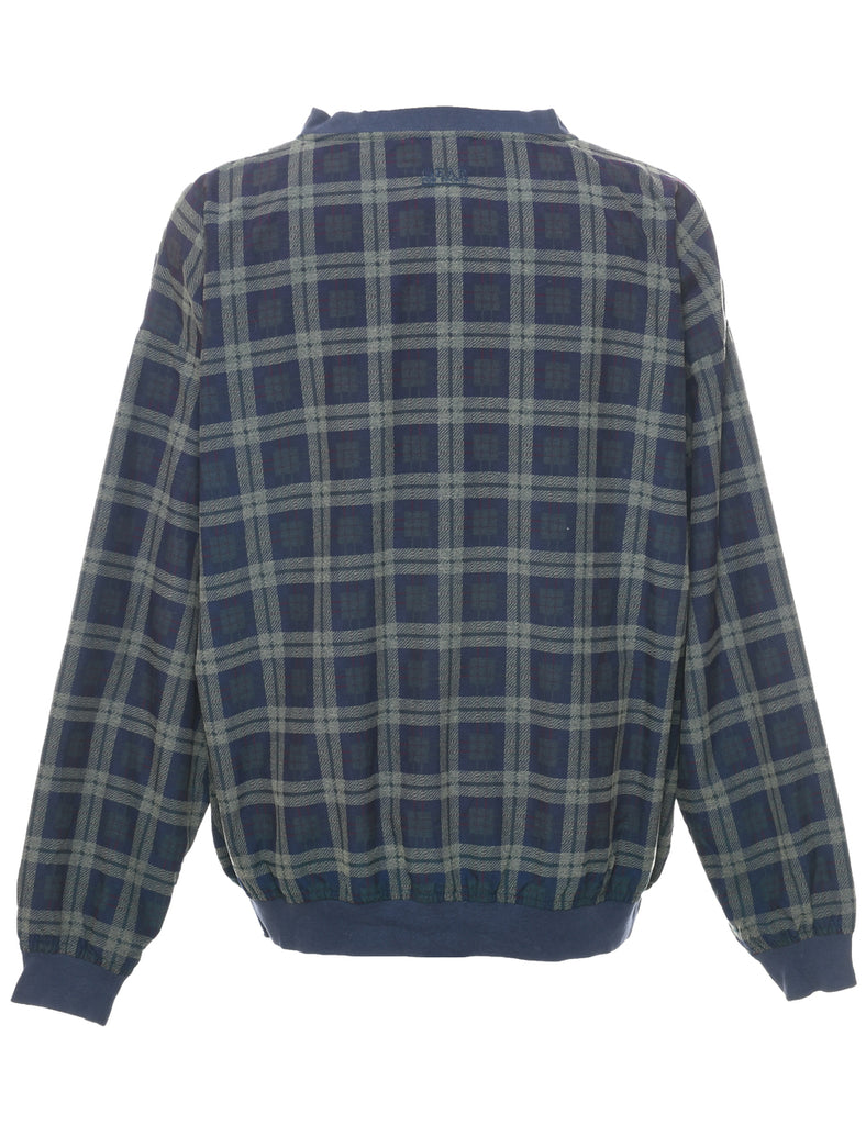 Checked Nylon Jersey - XL