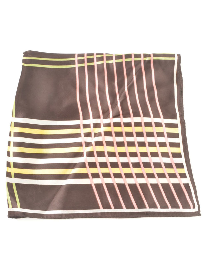 Checked Scarf - M