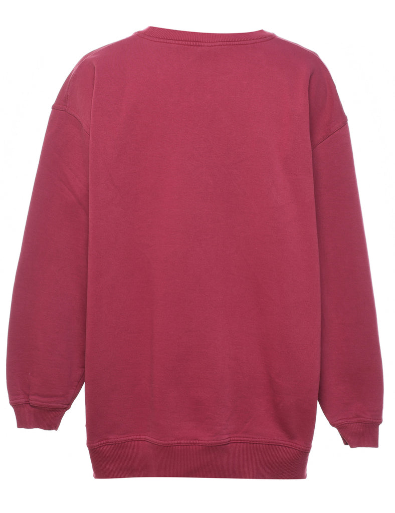 Cherokee Design Maroon Sweatshirt - L