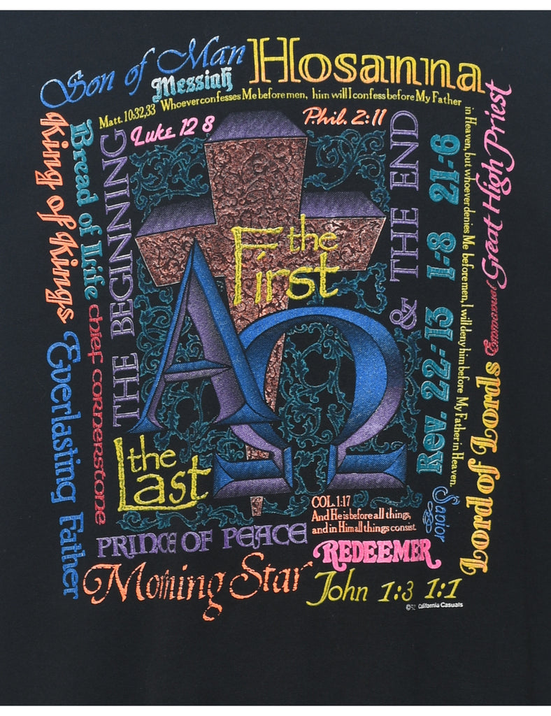Christian Design Multi-Colour 'Hosanna' Sweatshirt - L