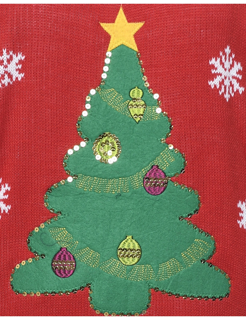 Christmas Tree Design Jumper - XL