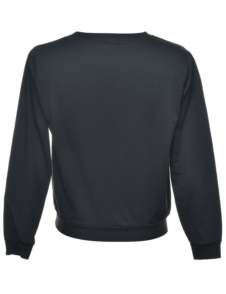 Christmas Tree Print Christmas Sweatshirt - S