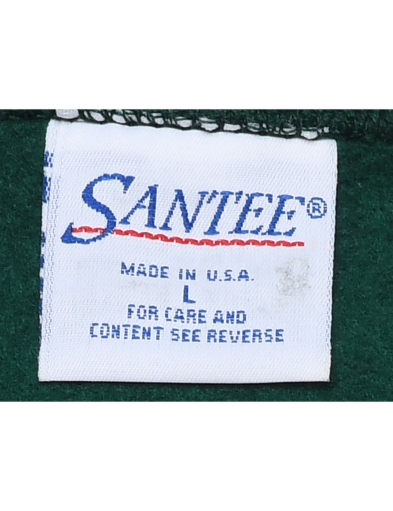 Christmas Tree Print Sweatshirt - L