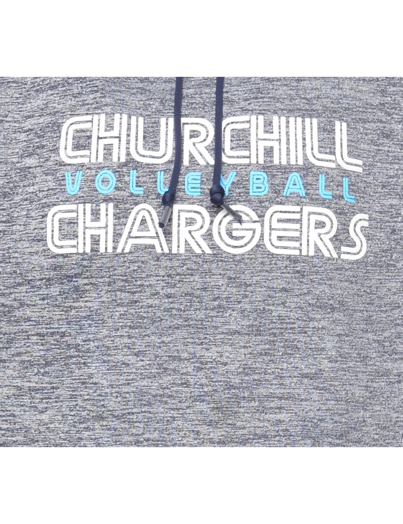 Churchill Printed Hoodie - L