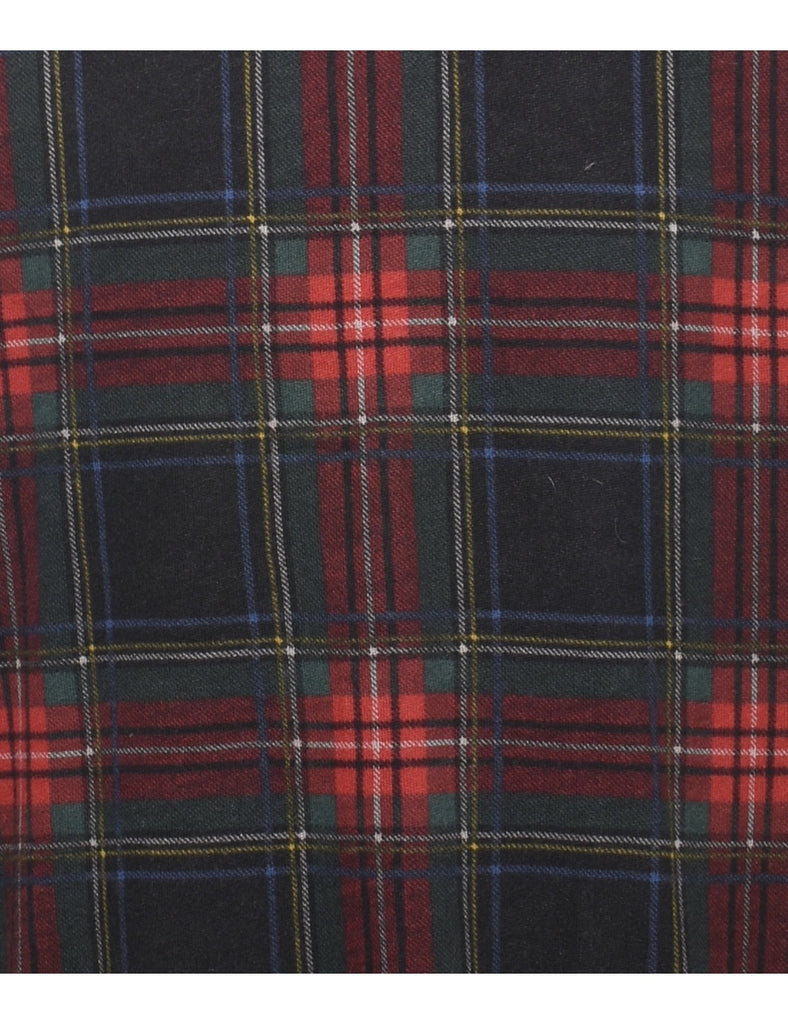 Classic Tartan Design Sweatshirt - L