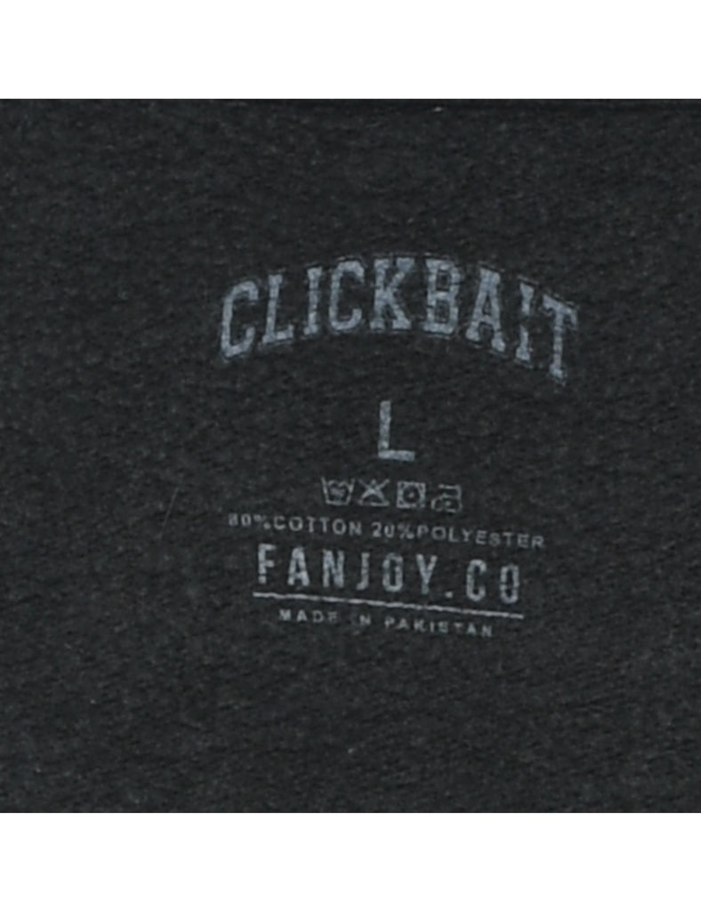Clickbait Printed Sweatshirt - L