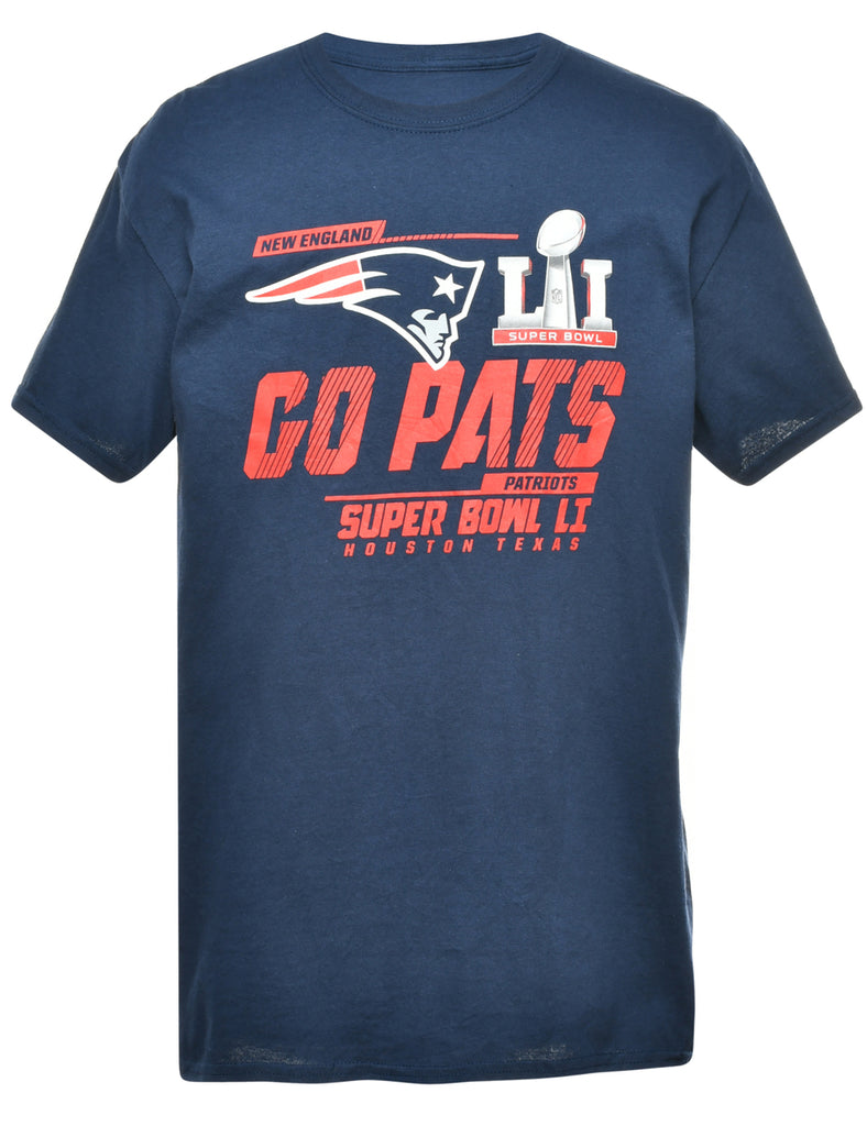 Co Pats Patriots Super Bowl LI Printed T-shirt - M
