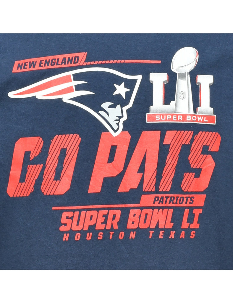 Co Pats Patriots Super Bowl LI Printed T-shirt - M