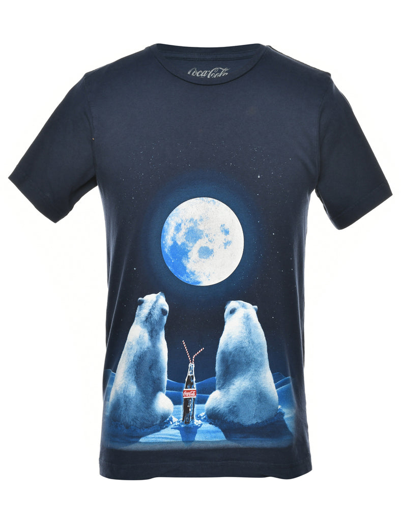 Coca-Cola Print Animal T-shirt - S