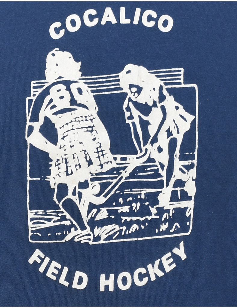 Cocalico Field Hockey Navy & White Printed Sweatshirt - L