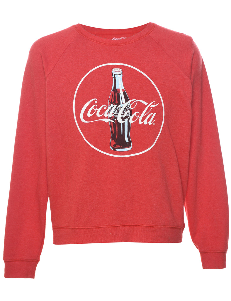 Coco-Cola Printed Sweatshirt - M
