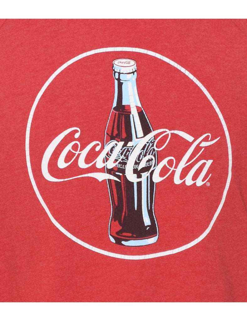 Coco-Cola Printed Sweatshirt - M