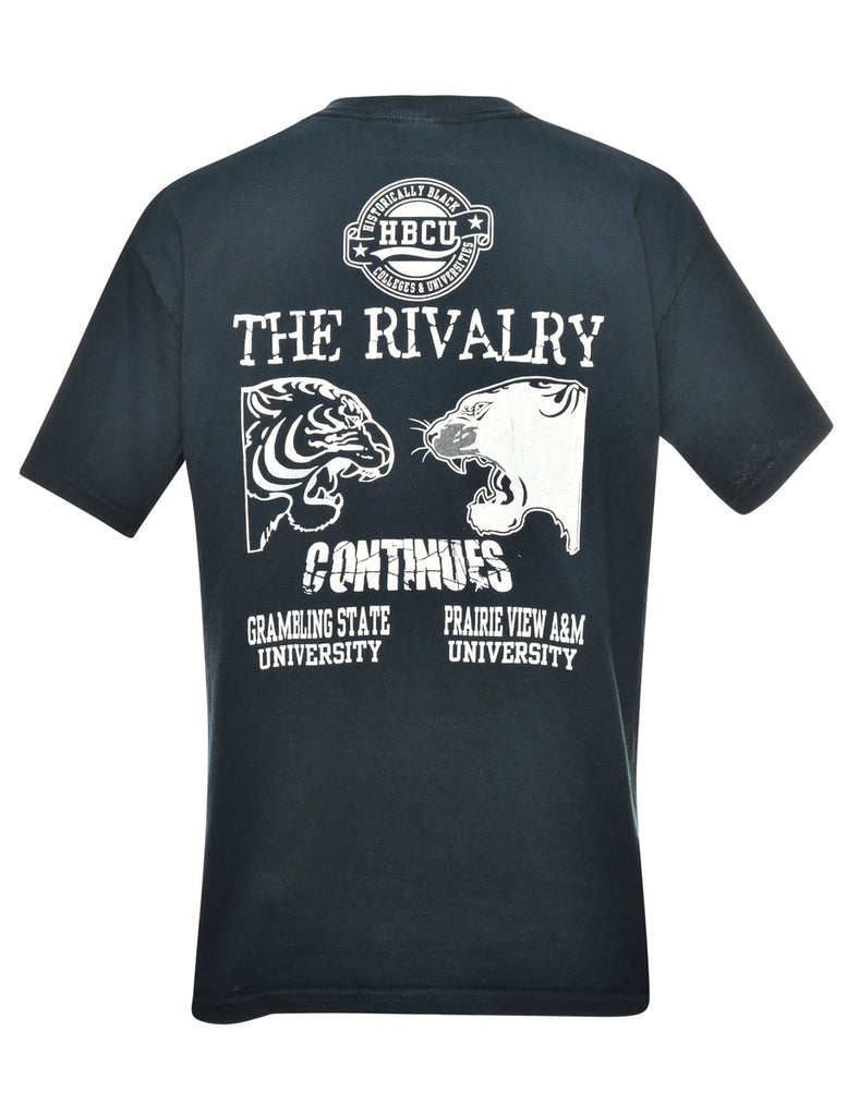 College Football Printed T-shirt - M