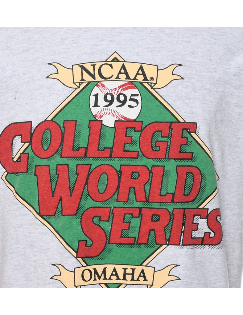 College World Series Printed T-shirt - XL