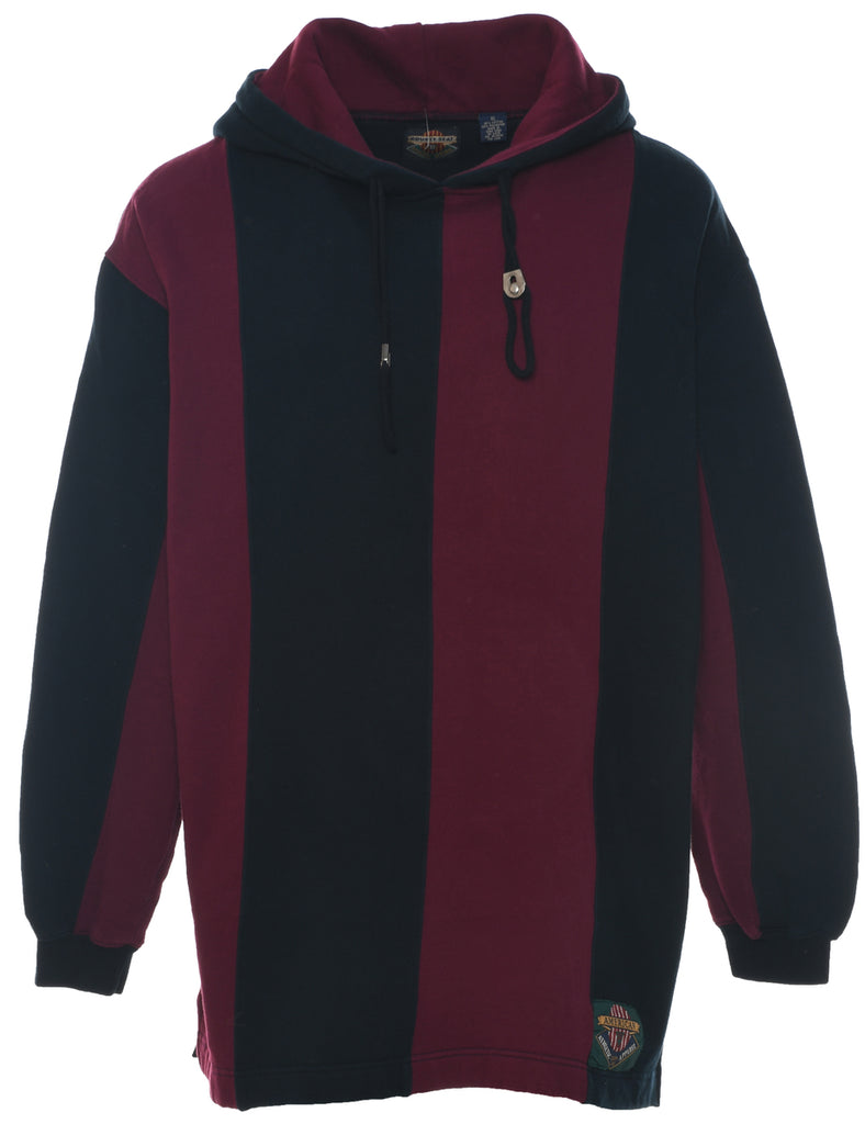 Colour Block Hooded Sweatshirt - XL