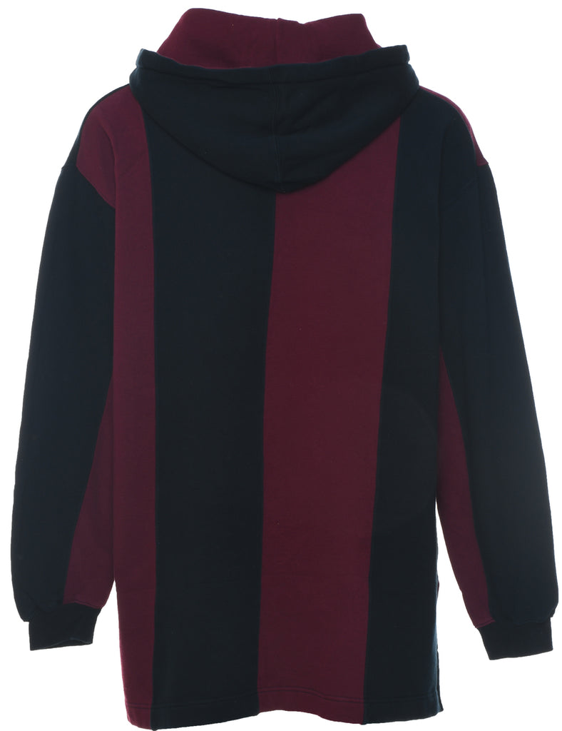 Colour Block Hooded Sweatshirt - XL