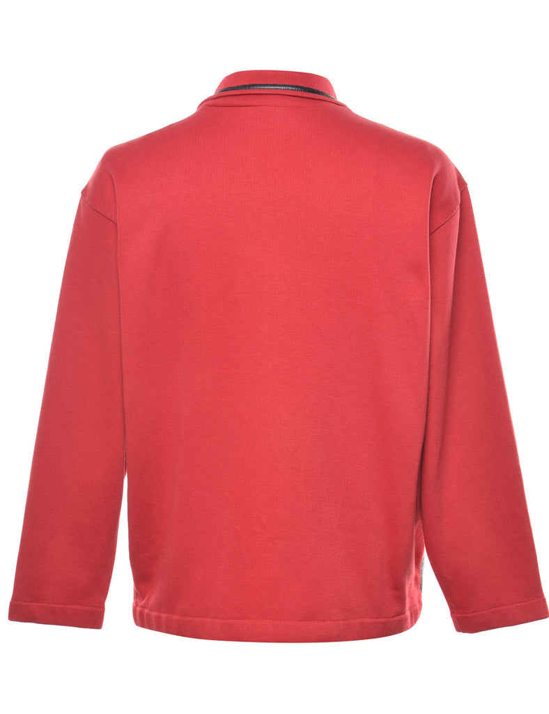 Colour Block Track Top - L