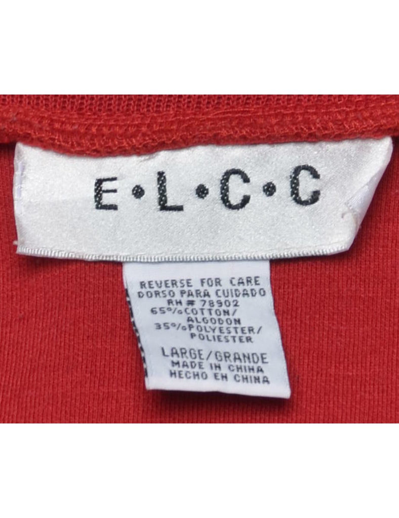 Colour Block Track Top - L