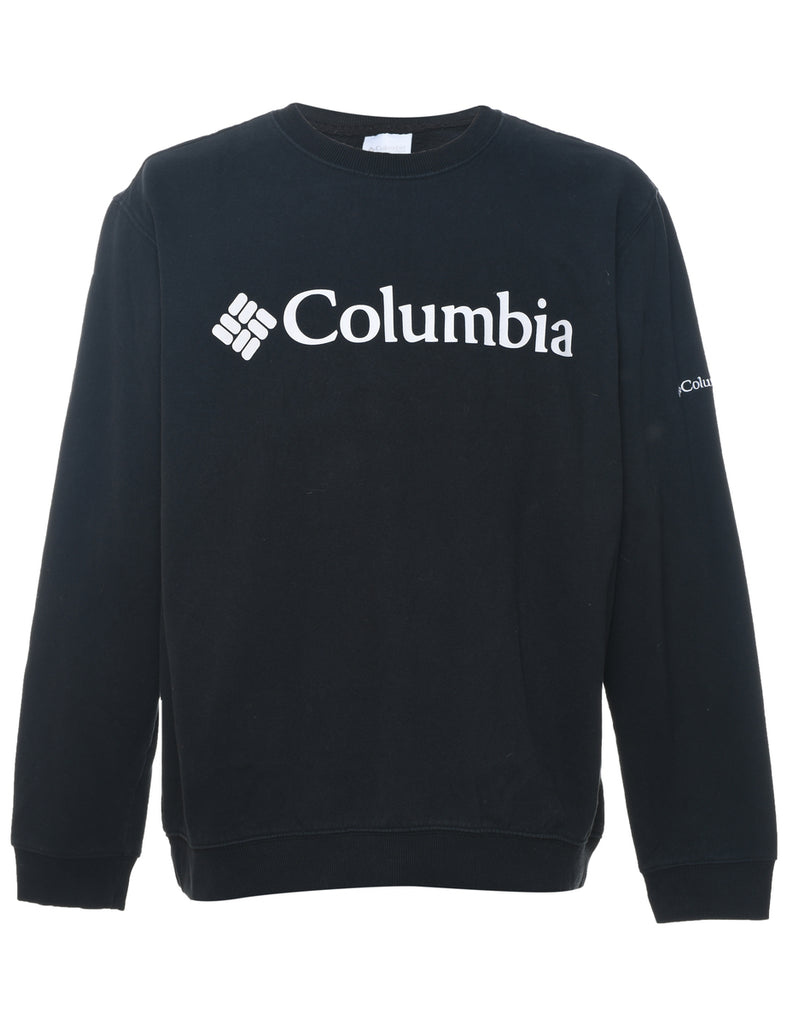 Columbia Black Printed Sweatshirt - L