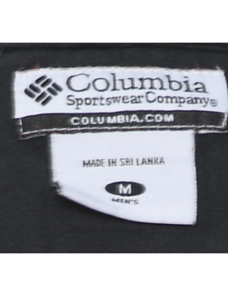 Columbia Maroon Quarter-Zip Sweatshirt - M