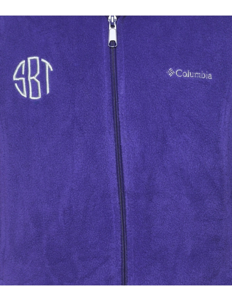 Columbia Purple Sleeveless Fleece - L