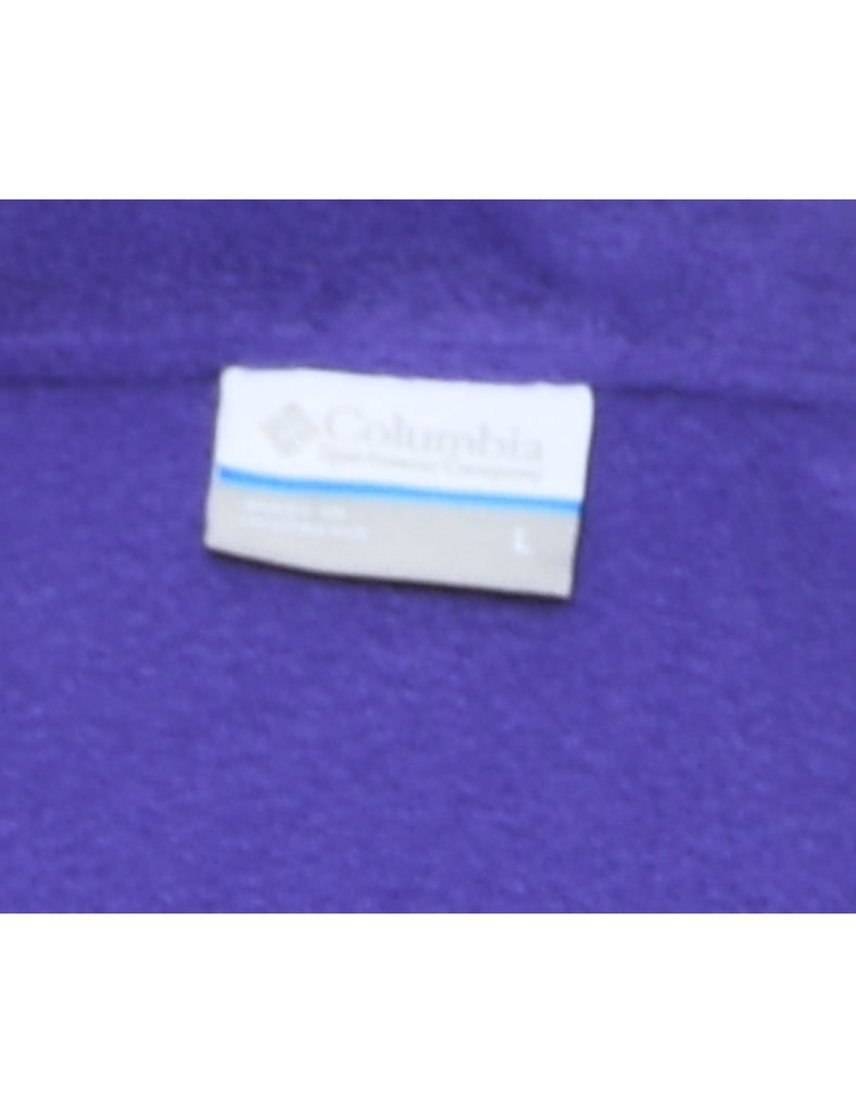 Columbia Purple Sleeveless Fleece - L
