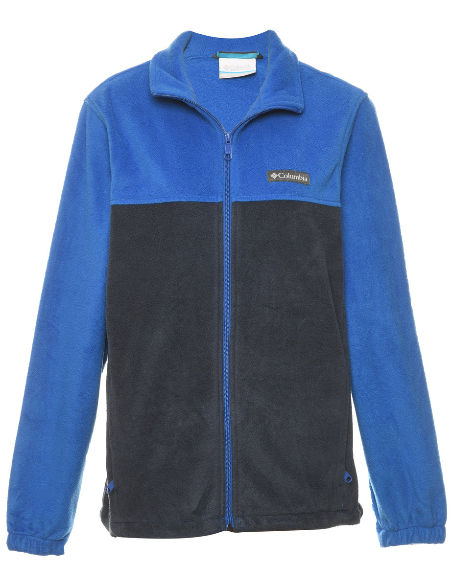 Columbia Two Tone Blue Navy Fleece M