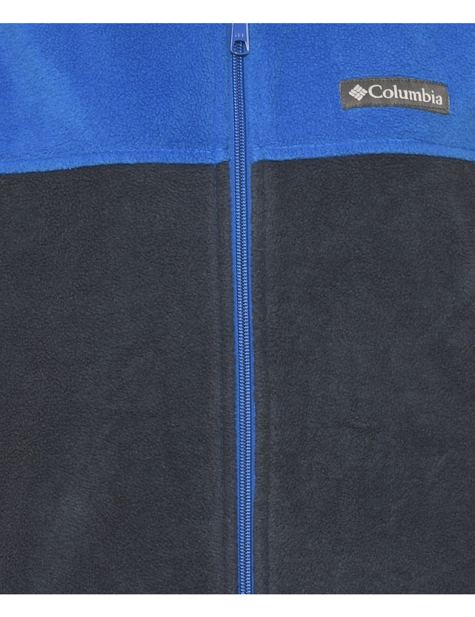 Unisex Columbia Columbia Two Tone Blue Navy Fleece Blue M Beyond Retro