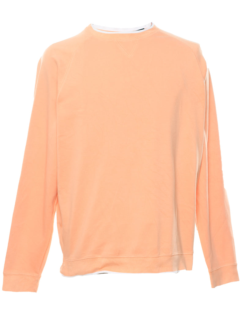 Coral Plain Sweatshirt - L