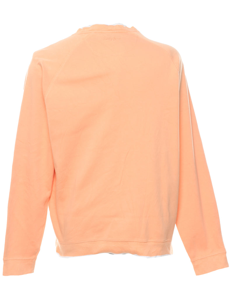 Coral Plain Sweatshirt - L