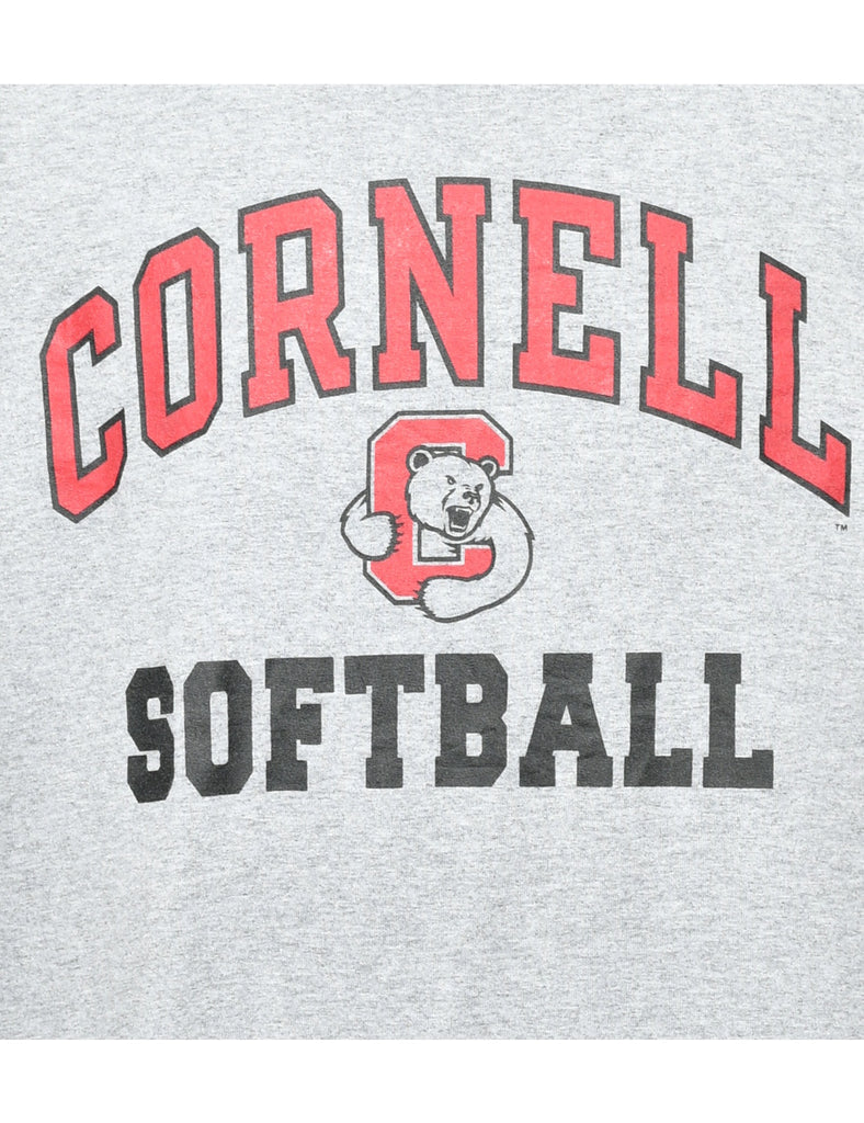 Cornell Softball Printed T-shirt - M